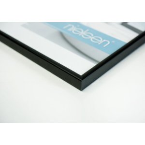 Cadre alu Nielsen Classic noir mat 70x100 cm