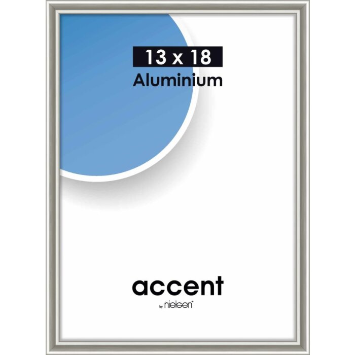 Accent cadre photo aluminium Accent, 13x18 cm, Pearl Mercury