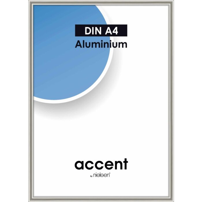 Accent cadre photo aluminium Accent, 21x29,7 cm, Pearl Mercury