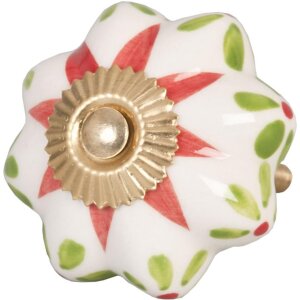 Bouton de meuble en forme de fleur 4,5 cm -...