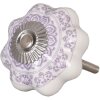 Bouton de meuble en forme de fleur 4,5 cm - différents designs