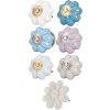 Bouton de meuble en forme de fleur 5 cm - différents designs