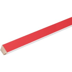 Cadre photo rouge-blanc bois S43AL