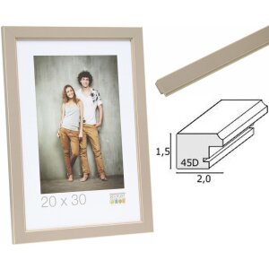 Cadre photo en bois S45DK Deknudt beige 9x13 cm à...