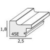 Cadre photo blanc bois S45ES1