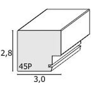 Cadre photo blanc bois S45PK1