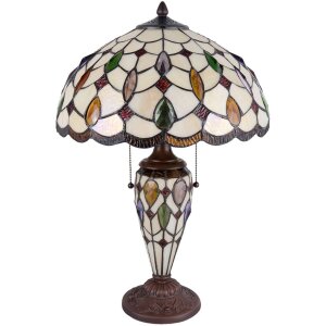 Lampe de table Tiffany Clayre & Eef 5LL-5182 -...