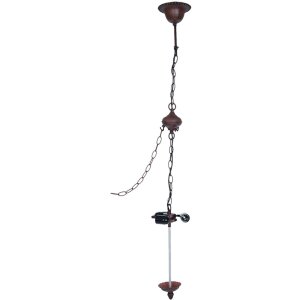 Suspension de lampe Tiffany Clayre & Eef 5LL-8844 - 16x16x95 cm - E27-60W marron