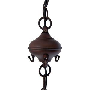 Suspension de lampe Tiffany Clayre & Eef 5LL-8844 - 16x16x95 cm - E27-60W marron