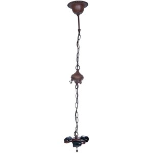 Suspension de lampe Tiffany Clayre & Eef 5LL-8844 - 16x16x95 cm - E27-60W marron