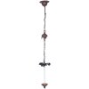 Suspension de lampe Tiffany Clayre & Eef 5LL-8844 - 16x16x95 cm - E27-60W marron