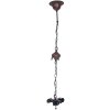 Suspension de lampe Tiffany Clayre & Eef 5LL-8844 - 16x16x95 cm - E27-60W marron