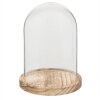 Cloche en verre Clayre & Eef 6GL2168 - Ø 12x17 cm transparent