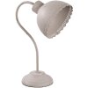 Lampe de bureau Clayre & Eef 6LMP553G - 15x25x35 cm - E27-max 1x60W gris