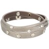 Bracelet Stars and stones Clayre & Eef JZBR0303G - gris