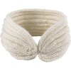 Bandeau de cheveux tricoté Clayre & Eef JZHB0087N - 22x12 cm naturel