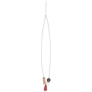 Collier wood Clayre & Eef JZNL0104 - marron