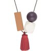 Collier wood Clayre & Eef JZNL0104 - marron