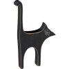 Figurine décorative chat noir, hauteur 17 cm