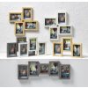 Walther Cadre de galerie Rustic 4 photos 10x15 cm et 10x10 cm blanc