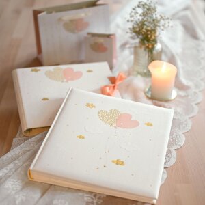 Goldbuch album de mariage Ballooning Hearts 30x31 cm 60 pages blanches