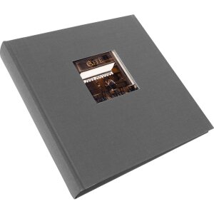 Goldbuch album photo Bella Vista gris 25x25 cm 60 pages blanches