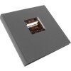 Goldbuch album photo Bella Vista gris 25x25 cm 60 pages blanches