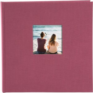 Goldbuch Album photo Bella Vista fuchsia 25x25 cm 60 pages blanches