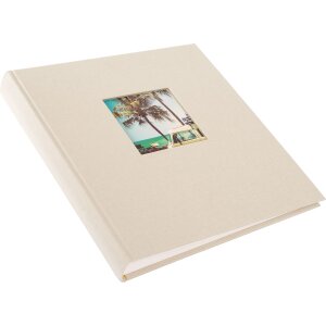 Goldbuch Album photo Bella Vista gris sable 30x31 cm 60 pages blanches