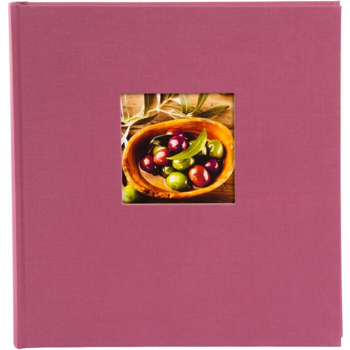 Goldbuch Album photo jumbo Bella Vista fuchsia 30x31 cm 100 pages blanches