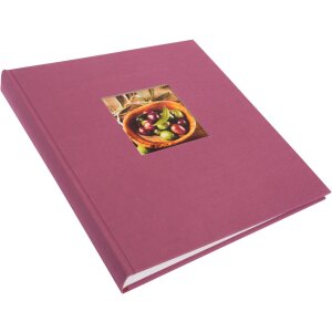 Goldbuch Album photo jumbo Bella Vista fuchsia 30x31 cm 100 pages blanches