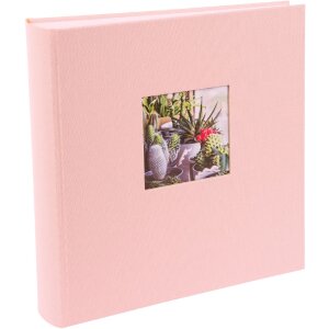 Goldbuch Album photo jumbo Bella Vista rose 30x31 cm 100 pages blanches