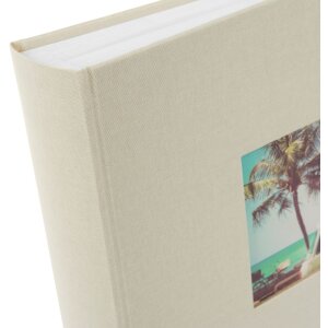 Goldbuch Album photo jumbo Bella Vista gris sable 30x31 cm 100 pages blanches