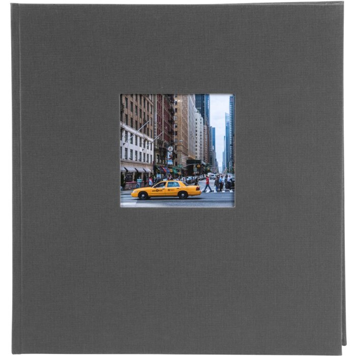 Goldbuch Album photo jumbo Bella Vista gris 30x31 cm 100 pages blanches