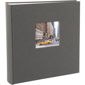 Goldbuch Album photo jumbo Bella Vista gris 30x31 cm 100 pages blanches