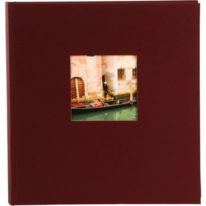 Goldbuch Album photo jumbo Bella Vista bordeaux 30x31 cm 100 pages blanches