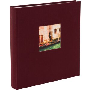 Goldbuch Album photo jumbo Bella Vista bordeaux 30x31 cm 100 pages blanches