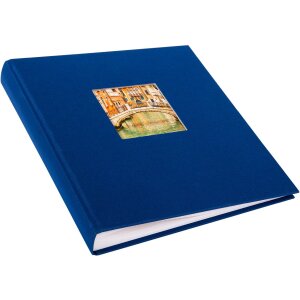 Goldbuch Album photo jumbo Bella Vista bleu 30x31 cm 100 pages blanches