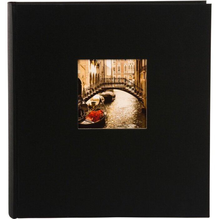 Goldbuch Album photo jumbo Bella Vista noir 30x31 cm 100 pages blanches