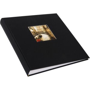 Goldbuch Album photo jumbo Bella Vista noir 30x31 cm 100 pages blanches