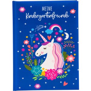 Livre dor des amis A5 Bonheur de licorne 15x21 cm 88...