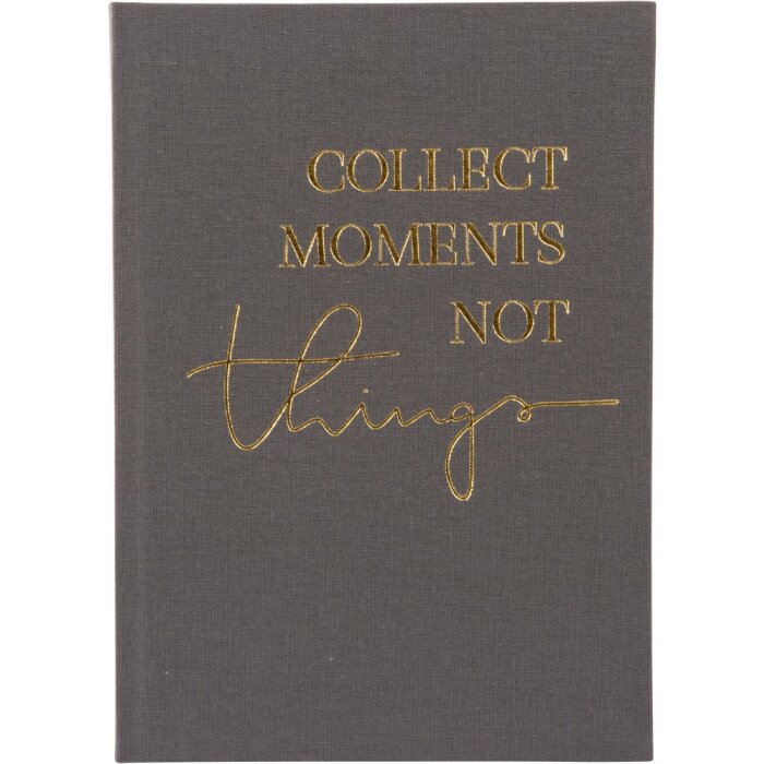 Goldbuch carnet de notes A5 dotted collect moments not things