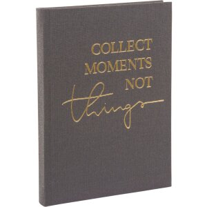 Goldbuch carnet de notes A5 dotted collect moments not things