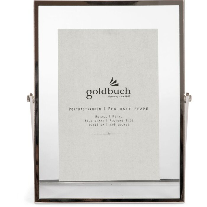 Goldbuch cadre photo métallique Loft 10x15 cm argenté