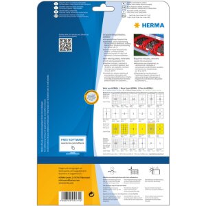 Herma SPECIAL Étiquettes en film résistant aux intempéries A4, 97,0 x 42,3 mm, blanches, extrêmement adhésives, amovibles