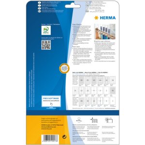 Herma SPECIAL Étiquettes de puissance A4, 37 x 13 mm, blanches, extrêmement adhésives, en papier