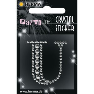 Herma FASHIONLine Crystal Sticker "U" ;...