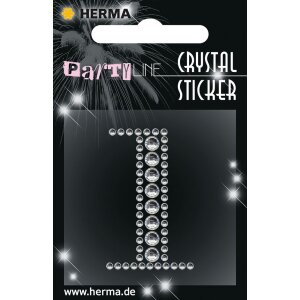 Herma FASHIONLine Crystal Sticker "1" ;...