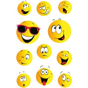 Herma DECOR Sticker Happy Face