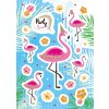 Herma DECOR Autocollants Flamingo Party Time, mica